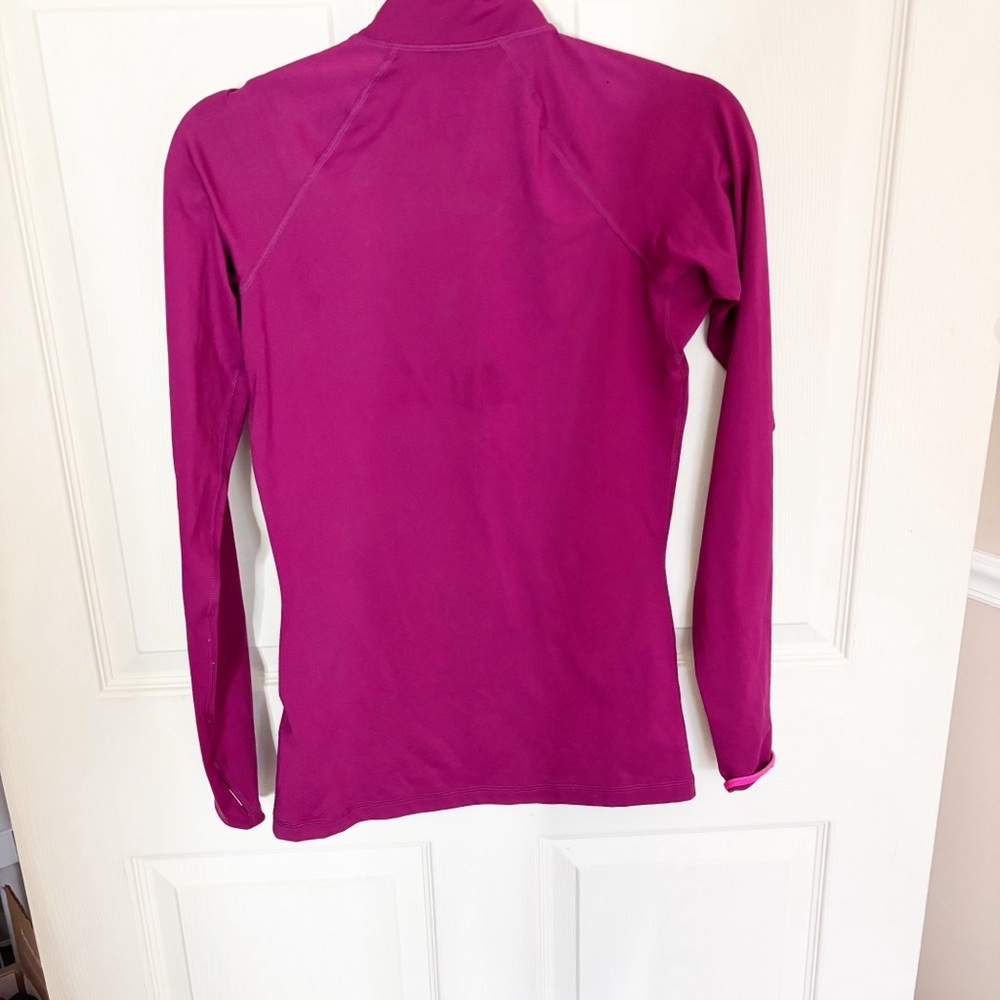 Nike Pink Half Zip Dry Fit Workout Top Size Small - Picture 2 of 5